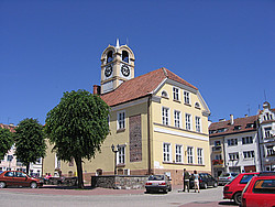 Das Rathaus in Landsberg