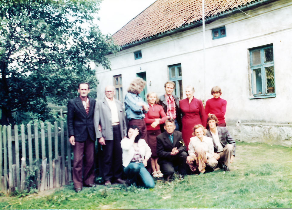 Besuch bei einer polnischen Familie in Canditten 1977